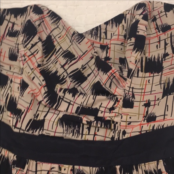 Anthropologie Burlapp Silk Dress Size 4 - Picture 6 of 8